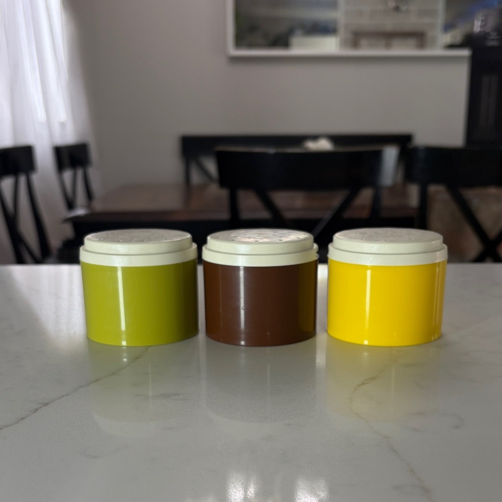 Vintage Tupperware Colorful Storage Containers